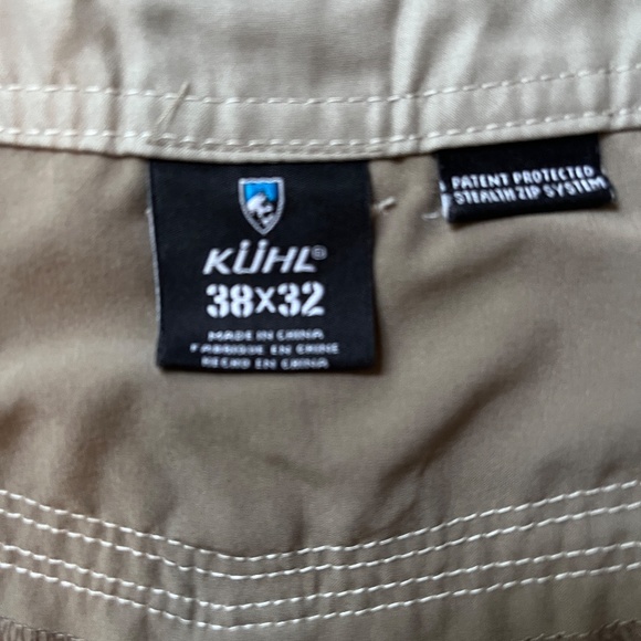 KUHL Men's Liberator Convertible Stealth Zip Off Cargo Hiking Pants 38x32 Shorts - Picture 4 of 13